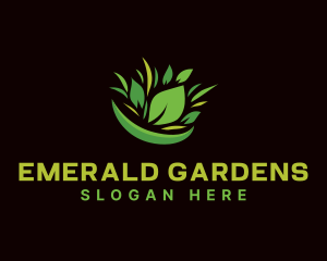 Leaf Garden Landscape logo design