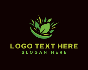 Leaf Garden Landscape Logo