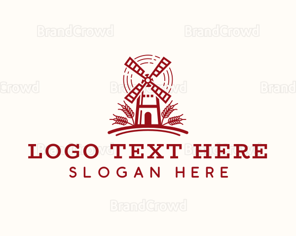 Organic Flour Mill Logo