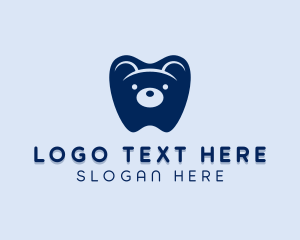 Oral Hygiene - Dentistry Bear Tooth logo design