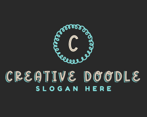 Fun Creative Doodle logo design