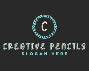 Fun Creative Doodle logo design