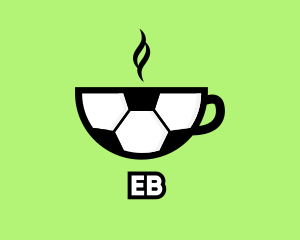 Football - Soccer Ball Coffee Cafe logo design
