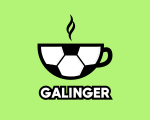 Cappuccino - Soccer Ball Coffee Cafe logo design