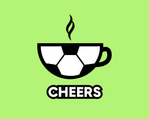 Soccer - Soccer Ball Coffee Cafe logo design