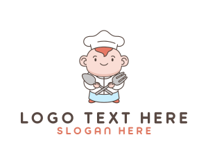 Diner - Baby Chef Cooking logo design