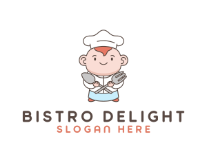 Baby Chef Cooking logo design