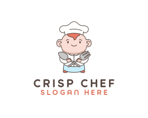 Baby Chef Cooking logo design