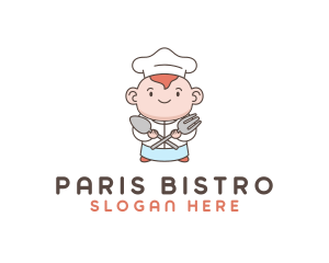 Baby Chef Cooking logo design