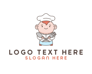 Kid - Baby Chef Cooking logo design