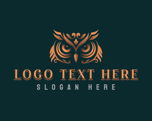 Hunting - Elegant Premium Owl logo design