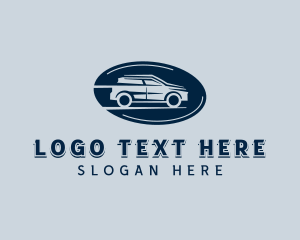 Rideshare - SUV Car Rideshare logo design