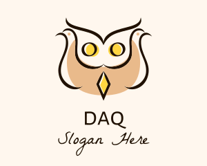 Dove Owl Bird Logo