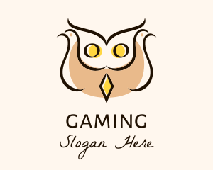 Pigeon - Dove Owl Bird logo design