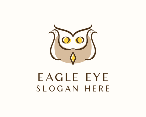 Dove Owl Aviary logo design