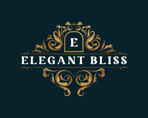 Classic - Floral Emblem Leaf logo design