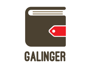 Supermarket - Wallet Book Tag logo design