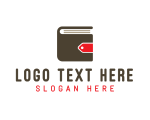 Price - Wallet Book Tag logo design