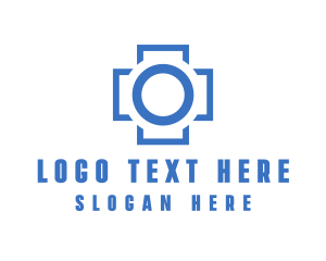 Medical Imaging Camera Cross Logo