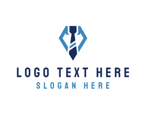 Suit - Blue Collar Diamond logo design