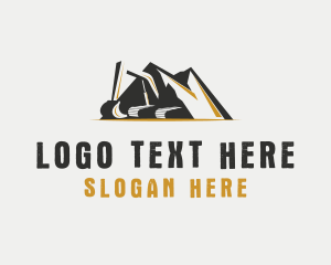 Machinery - Mountain Excavation Machinery logo design