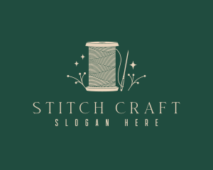 Stitch - Craft Thread Needle logo design
