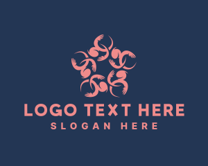 People - People Hands Organization logo design