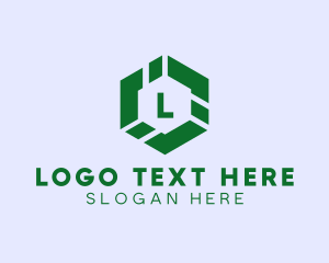 Pink Hexagon - Hexagon Business Agency Company logo design