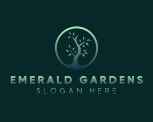 Forest Tree Environment logo design