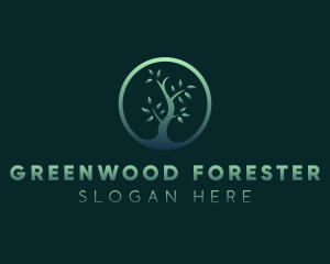 Forest Tree Environment logo design