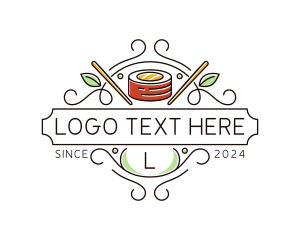 Caterer - Culinary Sushi Restaurant logo design