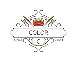 Culinary Sushi Restaurant Logo