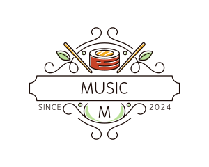 Culinary Sushi Restaurant Logo