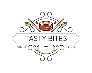 Culinary Sushi Restaurant logo design