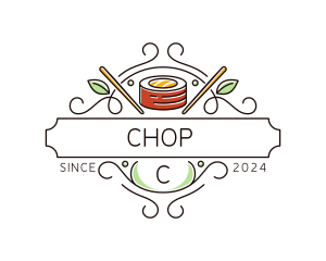 Culinary Sushi Restaurant logo design