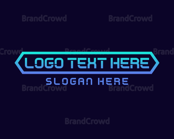 Futuristic Wordmark Logo