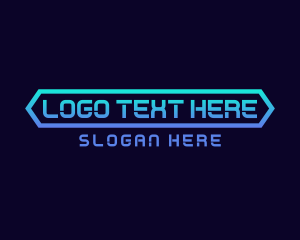 Futuristic Wordmark Logo