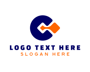 Online - Tech Letter C logo design