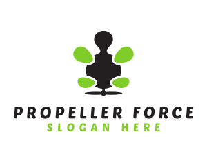 Propeller - Flying Turtle Propeller logo design
