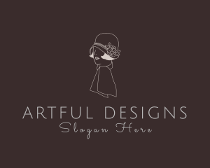 Minimalist Ladies Fashion logo design