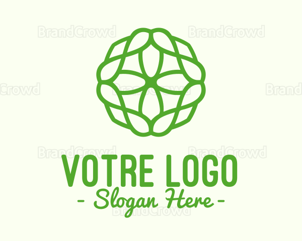 Green Organic Pattern Logo