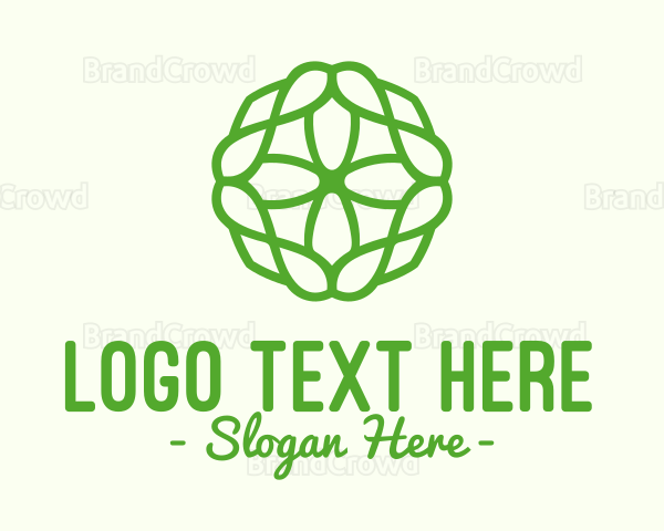 Green Organic Pattern Logo