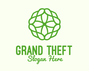 Green Organic Pattern Logo