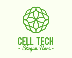 Cell - Green Organic Pattern logo design