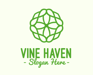 Green Organic Pattern logo design