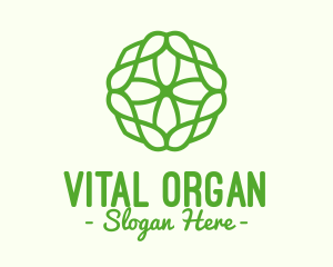 Green Organic Pattern logo design