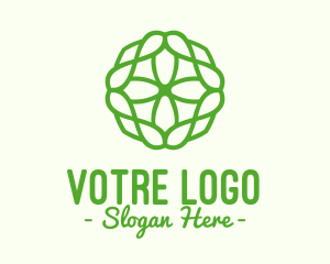 Organic - Green Organic Pattern logo design