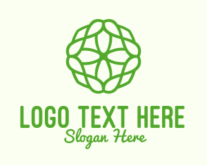 Green Organic Pattern Logo