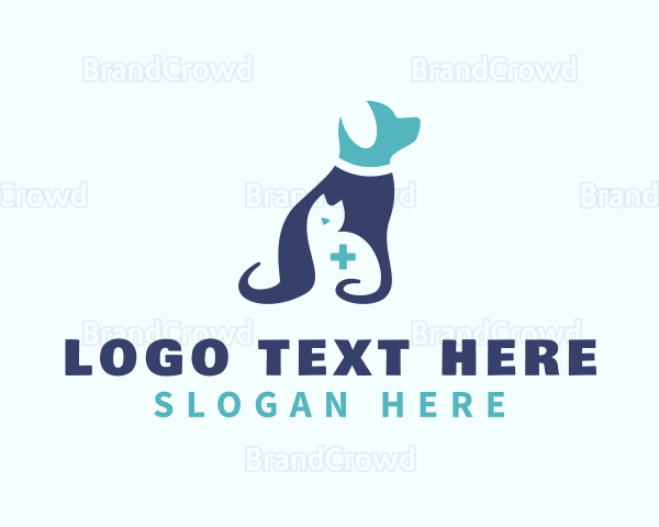 Blue Pet Veterinarian Logo