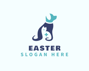 Blue Pet Veterinarian Logo